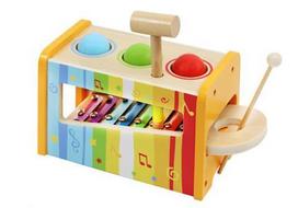 Muzikinis medinis žaislas 2in1
