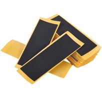 2Pcs Black Fingerboard Deck Uncut Tape Stickers Black Foam Grip Tape Stickers 38mmx110mm