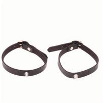1Pair Ankle Belt Black Punk Leather Anklet Chain Women Foot Decor Accessories YK2 Jewelry Gifts