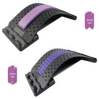 Juosmens masažuoklis ir nugaros korektoriaus pagalvėlė su akupunktūros stiliaus masažu ir tempimo atrama With Sponge Strips + 4 Levels (Chinese Manual)