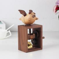 Flying Pig Music Box Hand-cranked music box Birthday gift for girlfriend