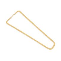 18 karatų paauksuotas rankų darbo grandinėlės 24  karoliai, papuošalas, unisex, auksinė grandinėlė vyrui ar moteriai 24 beige