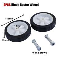 2x/Set Air Compressor Caster Wheels Air Pump Accessories Air Tools Accessories 2pcs 5Inch Wheel