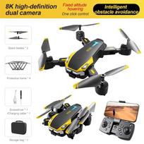 Naujas S25 Drone Professional HD ESC dvigubos kameros optinio srauto pozicionavimo šepetėlis variklis, ilgai veikiantis WIFI FPV nuotolinio valdymo pultas keturkopterio žaislas Dual camera 1 battery geltona