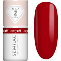 Semilac Easy Off Step 2 gelinis nagų lakas, stingstantis UV / LED lempos šviesoje atspalvis The Red Core 7 ml