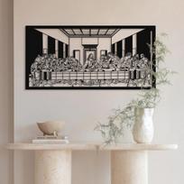 Dekoratyvinis metalinis sienų priedas The Last Supper- APT380