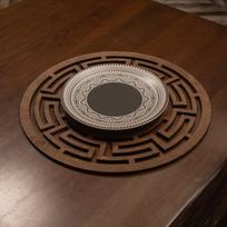 Stalo kilimėlio rinkinys (6 vienetai) Labyrinth - Wenge