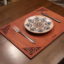 Stalo kilimėlio rinkinys (4 vienetai) Corpat - Rose
