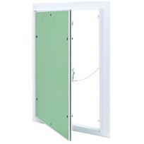 Prieigos panelis su aliuminio rėmu ir gipso plokšte 300x400 mm
