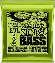 „Ernie Ball“ įprastas slinkio nikelio žaizdos e-gitar stygos, stiprumas 50-105