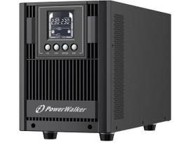 PowerWalker UPS Online 2000VA with 4 French Outlets, USB/RS-232 LCD Display