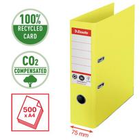 Segtuvas ESSELTE No1 CO2 Neutral, A4, kartoninis, 75 mm, geltona