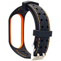 Beline Smart Mi Band 3|4 juodas/ oranžinis