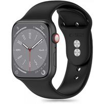 Tech-Protect Silicone Strap Apple Watch 4|5|6|7|8|9|SE|Ultra 42/ 44/ 45/ 49mm Black