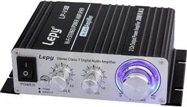 LEPY LP-VS3 25Wx2 stiprintuvas + "HiFi" uždelsta apsauga Suderinamas su kompiuteriu, "iPod", mobiliaisiais telefonais arba MP3 grotuvais DAC ir kt.