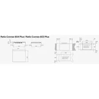 Kaitlentė ELICA RATIO CONNEX 604 PLUS BL