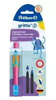 GRIFFIX-3 rašiklis "L" lovely pink