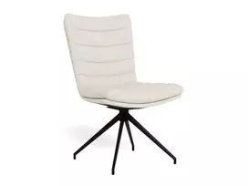 Valgomojo kėdė Grafton Seat cream Cona 9, Base steel matt black, 2 vnt