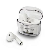 Esperanza EH237W Bluetooth ausinės į ausis TWS Balta