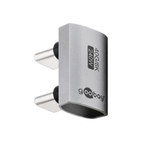 Adapteris ir šokotuvas Goobay 74446 USB-C Adapter 180° U-Shape, USB4  Goobay