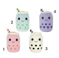 Pluišinis žaislas Mochi pop minkšta burbulinės arbatos stiklinė 20 cm., 1 vnt., įv. dizainas