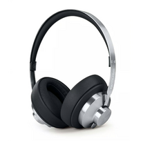 Ausinės Muse Stereo Headphones  M-298 SBL  Bluetooth  ANC  Black/Silver