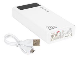 Išorinė baterija BLOW 20000mAh QC+PD 20W + lightning PB20E