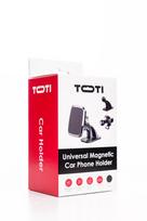 SEEK TOTI Magnetic Square Shape Car Holder with 3M Glue Mount, Black