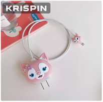 Animacinis dėklas įkrovikliui ir kabeliui, Kačiukas