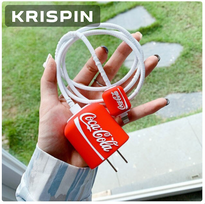 Animacinis dėklas įkrovikliui ir kabeliui, Coca-Cola