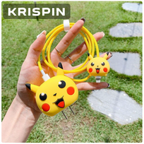 Animacinis dėklas įkrovikliui ir kabeliui, Pikachu