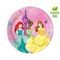 Lėkštutės popierinės "Disney princess: Princess - Live Your Story" (8 vnt./20 cm)