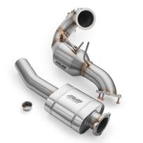 RM Motors Downpipe set AUDI Q5 3.0 TDI +heat shield