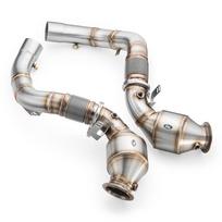 RM Motors Downpipe BMW M8 F91 + CATALYTIC CONVERTER HJS 300 cpsi EURO 6