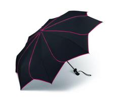 Pierre Cardin Sunflower black/bordo skėtis 82658, Pierre Cardin Sunflower black/bordo skėtis