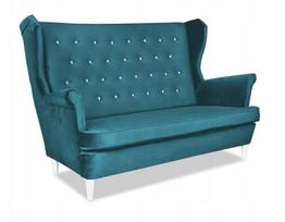 Sofa lova "Diana" Skandinaviška sofa lova neatsilenkianti Šeimos baldai turkio spalvos