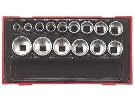 Galvučių komplektas Teng Tools TT1215AF; 15 vnt.