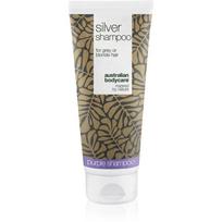 Australian Bodycare Silver šampūnas su violetinės spalvos pigmentais geltoniems atspalviams neutralizuoti 200 ml