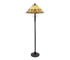 Endon 64192 - Pastatoma Tiffany stiliaus grindų lempa JAMELIA, 2xE27/60W/230V, Ø 50 cm