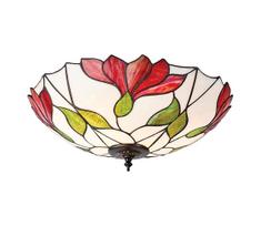 Endon 63960 - Lubinis šviestuvas Tiffany BOTANICA 2xE27/60W/230V, skersmuo 45 cm