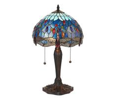 Endon 64090 - Stalinis šviestuvas Tiffany DRAGONFLY 2xE27/60W/230V skersmuo 30 cm