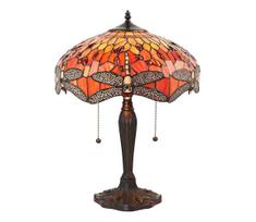 Endon 64093 - Stalinis šviestuvas Tiffany DRAGONFLY 2xE27/60W/230V Ø 41 cm