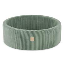 Žalias Apvalus Velvetinis Kamuoliukų Baseinas PLUSH NEST (90x30 cm)