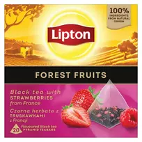 Juodoji arbata su miško uogų skoniu LIPTON, 20 vnt.