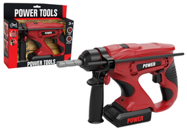 Žaislinis akumuliatorinis grąžtas vaikams DIY Red