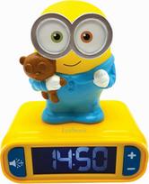 Lexibook - Minions 3D Alarm Clock with Night Light (RL800DES)