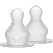 BIBS Silicone Bottle Nipple kūdikių buteliuko čiulptukas Fast Flow 2 vnt.