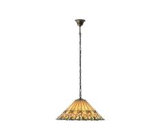 Endon 64194 - Tiffany pakabinamas šviestuvas ant grandinės JAMELIA 3xE27/60W/230V Ø 50 cm