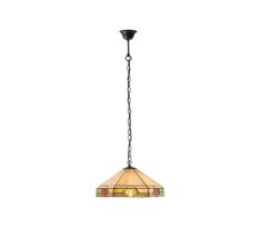 Endon 64285 – pakabinama liustra ant grandinės Tiffany NEVADA 1xE27/60W/230V, skersmuo 35 cm