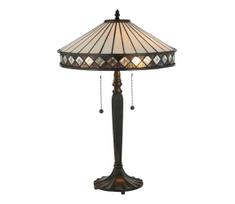 Endon 70935 - Stalinis Tiffany stiliaus šviestuvas FARGO 2xE27/60W/230V, skersmuo 41,5 cm